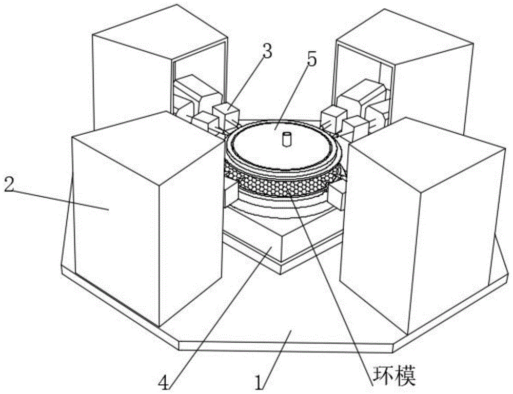 一种制粒机环模钻孔用八工位枪钻设备的制作方法