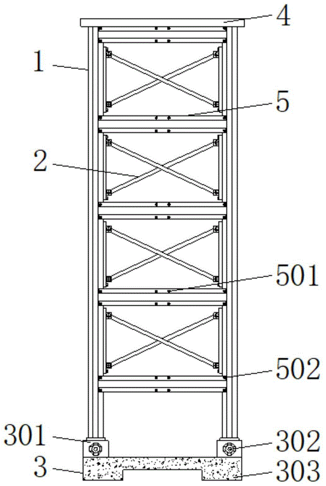 一种电梯钢构井道的制作方法