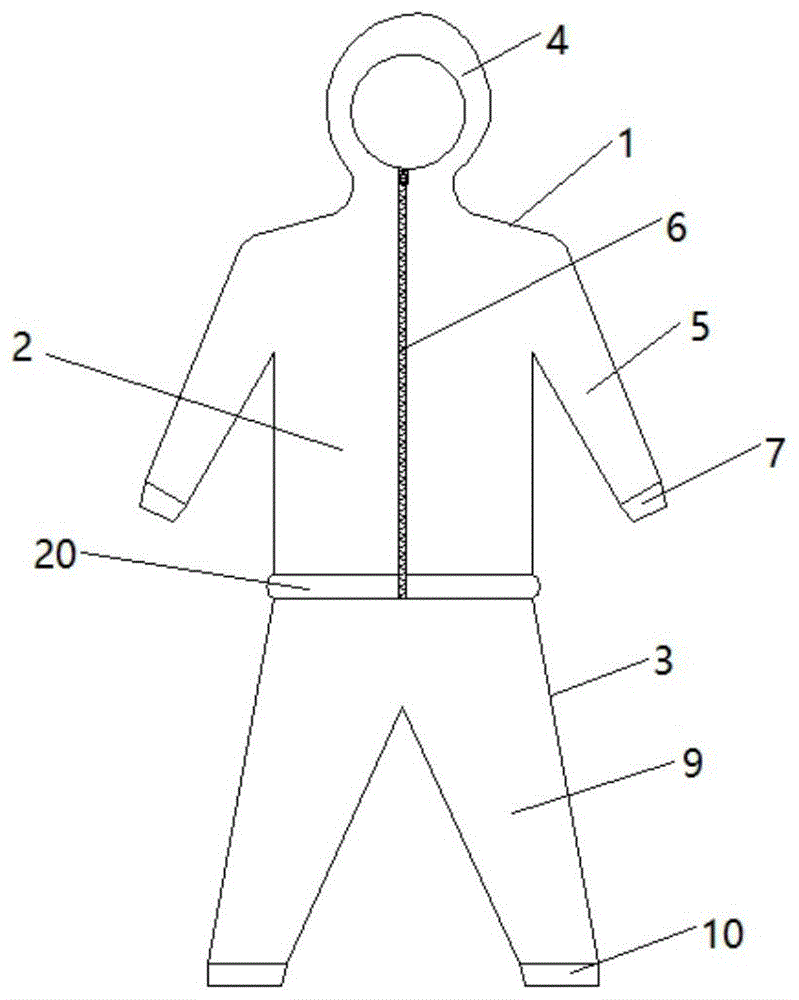 一种冷暖空调服的制作方法