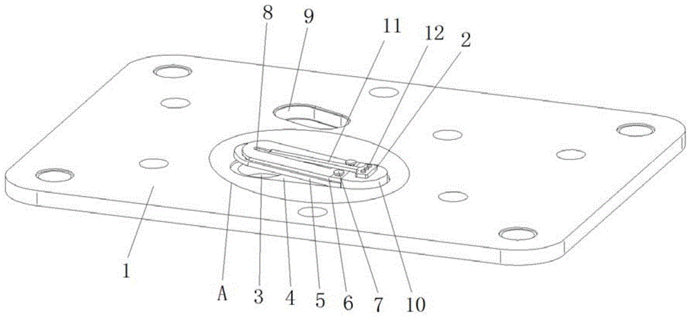 一种空调阀板限位器的制作方法