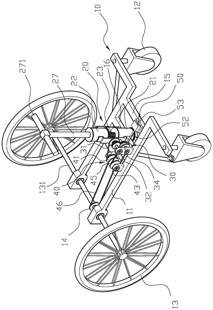 兼具转弯功能与双向出力的轮椅传动结构的制作方法
