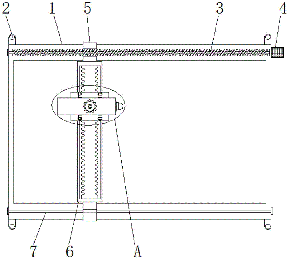 一种XYZ三轨龙门架喷枪的制作方法