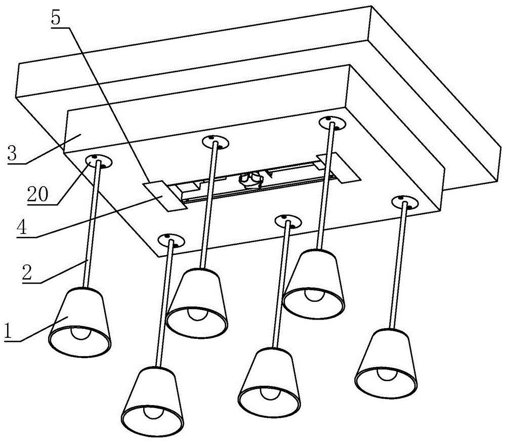 一种增加吊灯牢固性的安装结构的制作方法