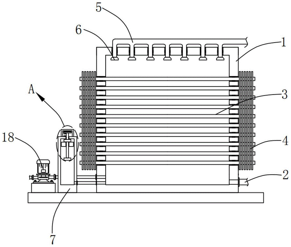 一种用于高炉炼铁设备的循环水冷却系统的制作方法