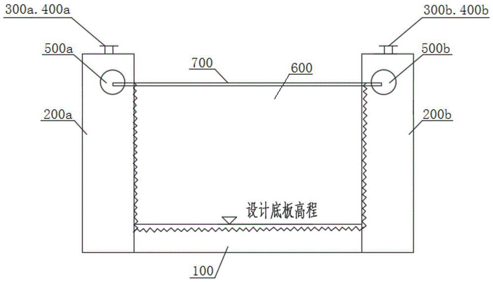 一种利用水体浮力自动升降的浮升式景观水闸结构的