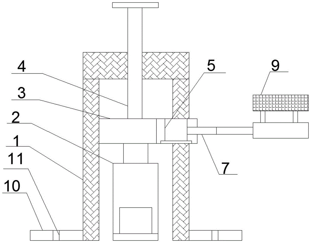 一种用于涂料分散机的夹具的制作方法