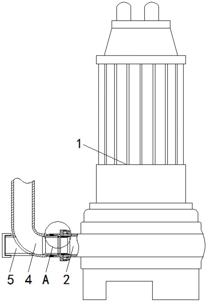 一种QW潜水污水泵用连通管道的制作方法