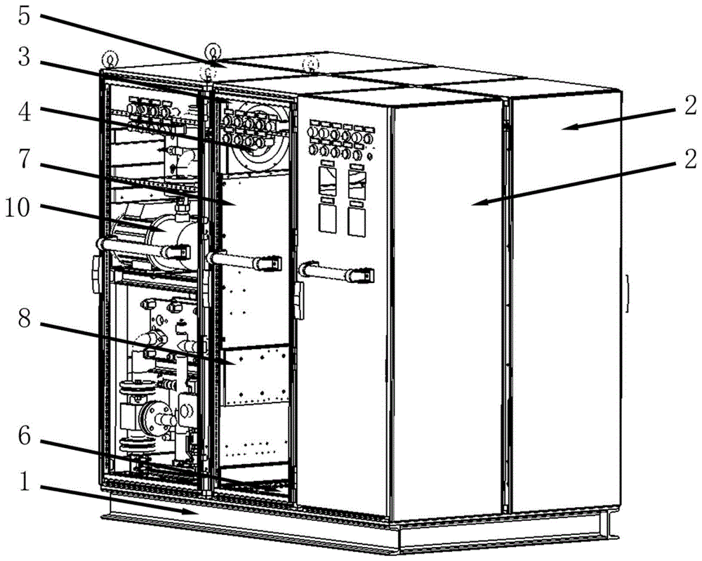 大功率组合式电器柜的散热系统的制作方法