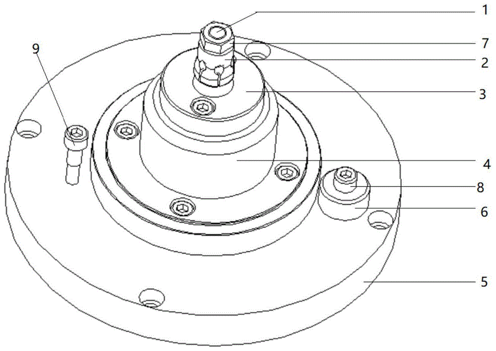 一种中心涨簧夹具的制作方法