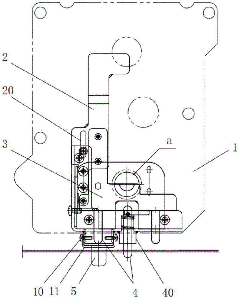 一种新型高压充气柜下门硬链接结构的制作方法