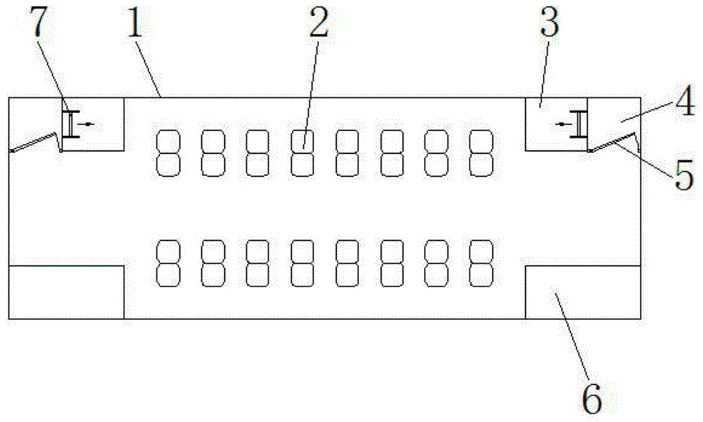 一种太阳能观光船用电池舱入口结构的制作方法