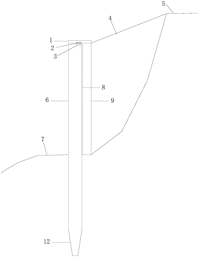 预制装配式桩板式护岸板桩的制作方法