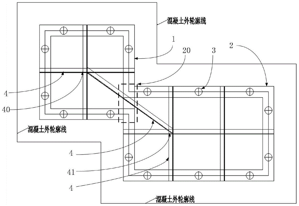 一种桥头堡钢混结合段竖向精轧螺纹钢定位支架的制作方法