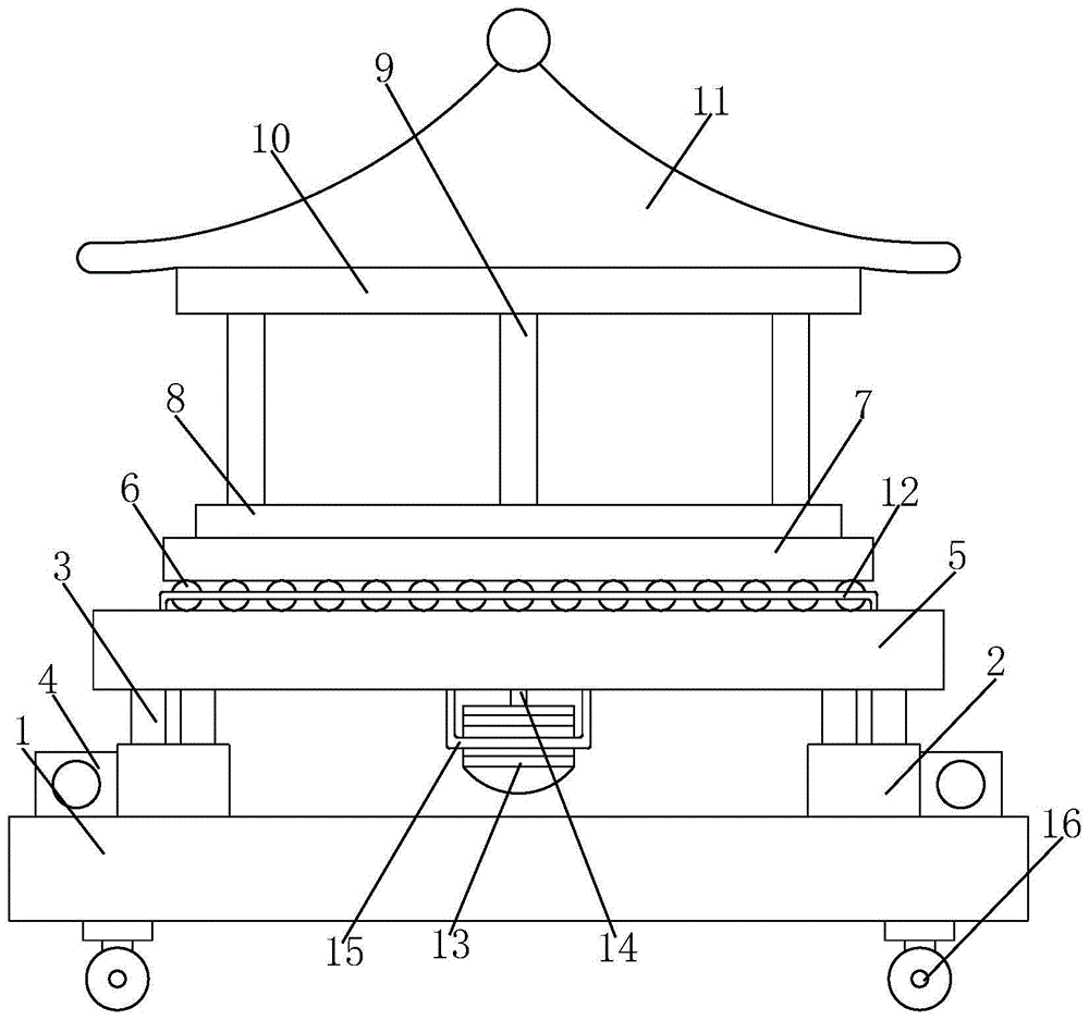 一种文物古建筑修复模拟设备的制作方法