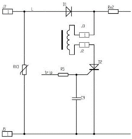 一种具有剩余电流功能的电能表外置断路器控制器电路的制作方法