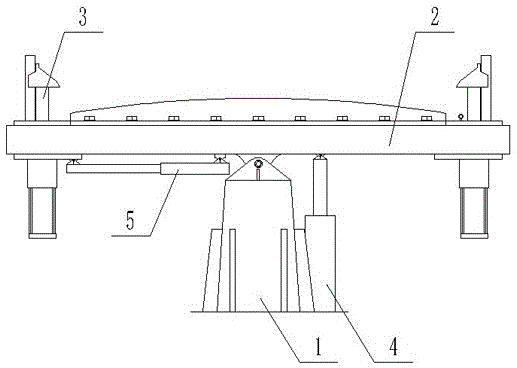 桥梁U肋-板肋组装用的定位平台的制作方法