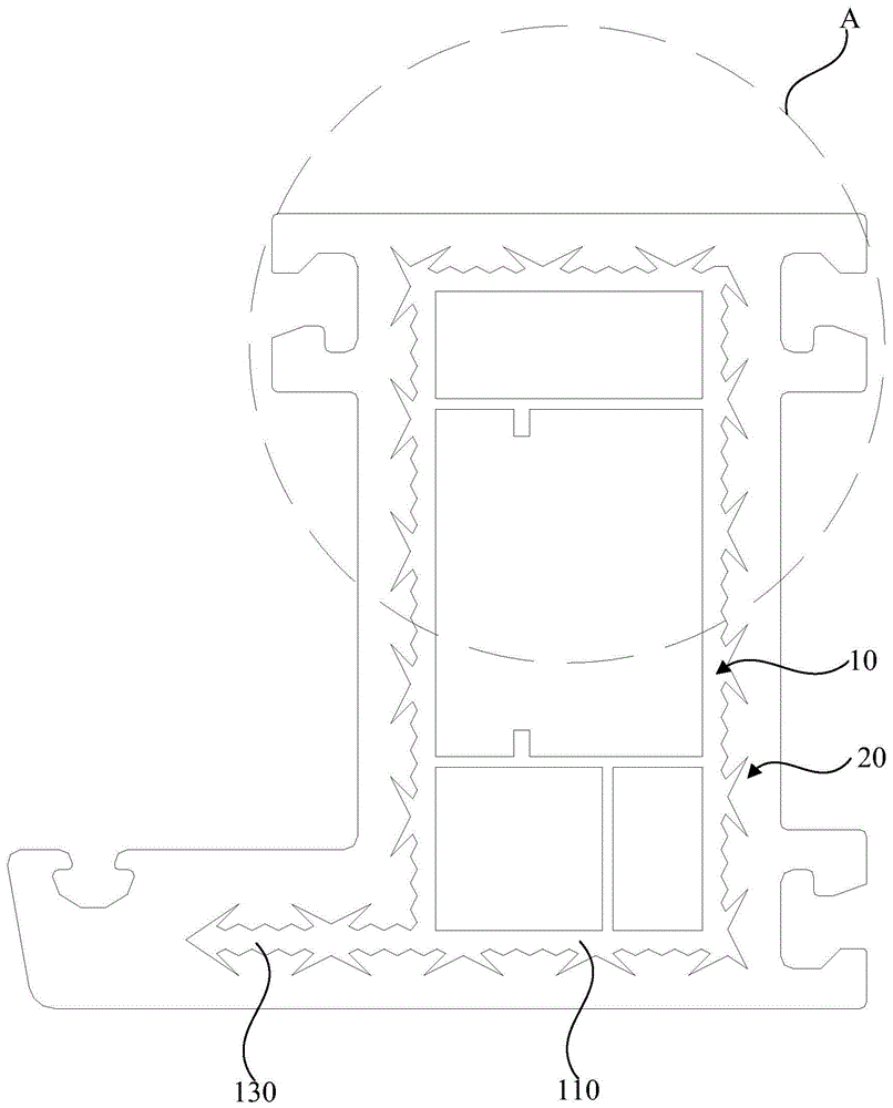 型材内衬及复合型材的制作方法