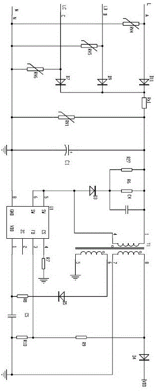 一种光伏小型重合闸控制器电路的制作方法