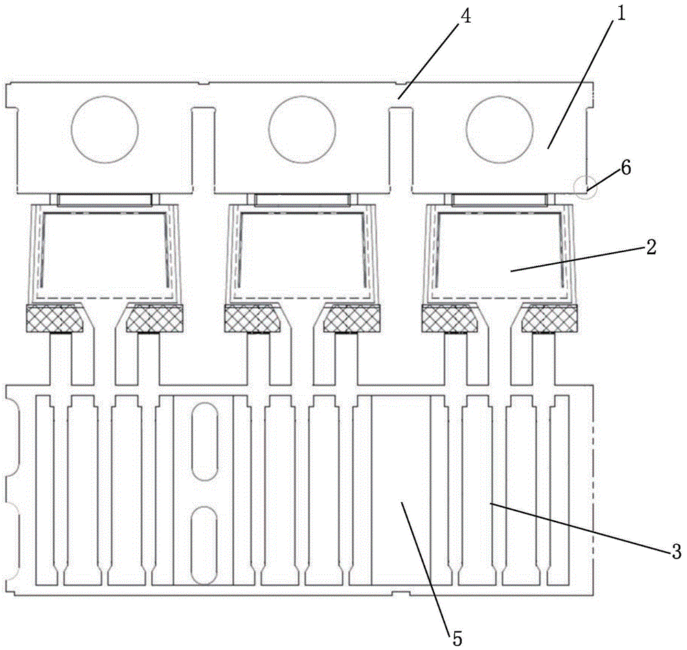 具有防侧面隔墙溢料功能的半导体芯片封装用件引线框架的制作方法