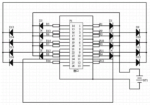 一种检测八芯干接点的工具的制作方法