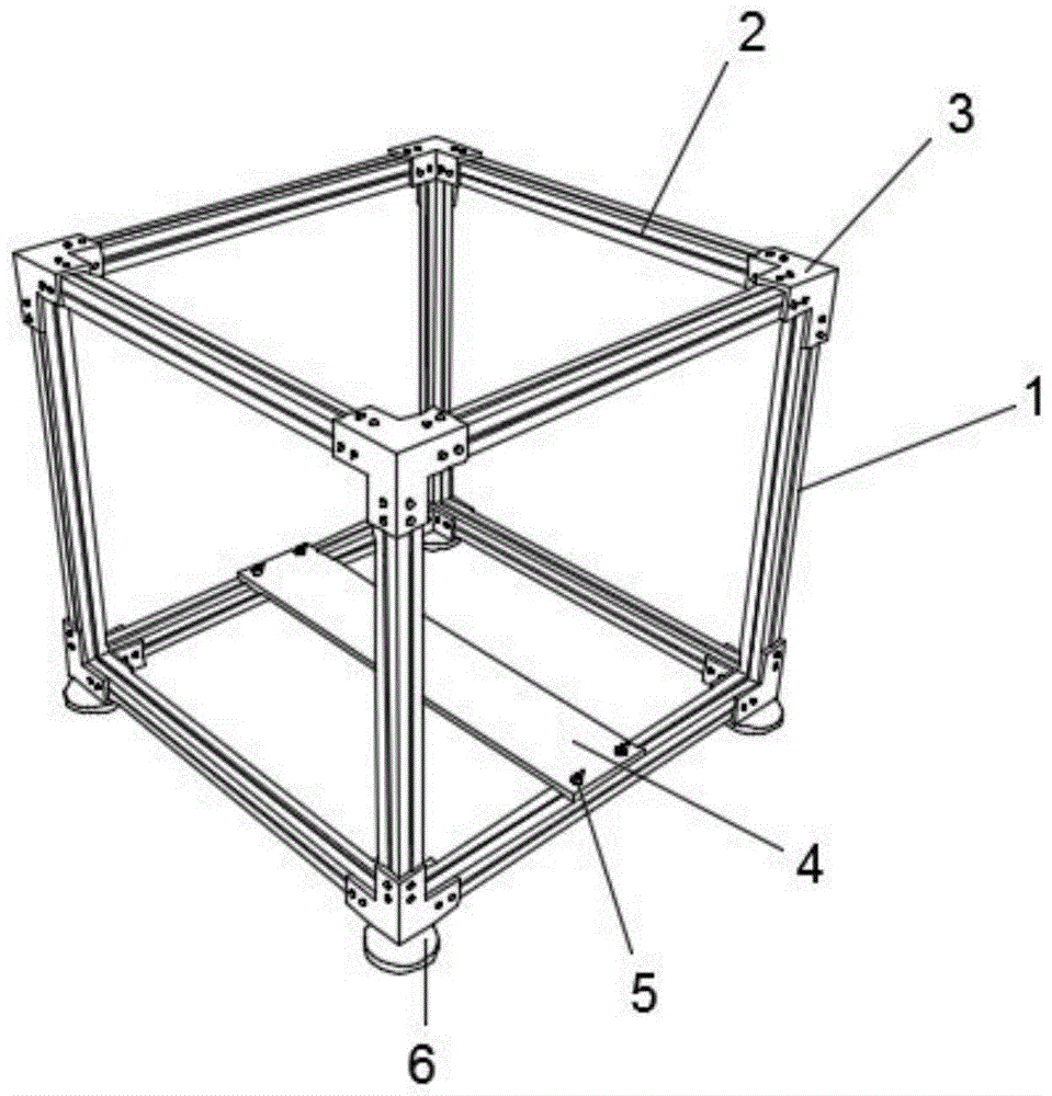 一种机械设计3D打印框架体结构的制作方法