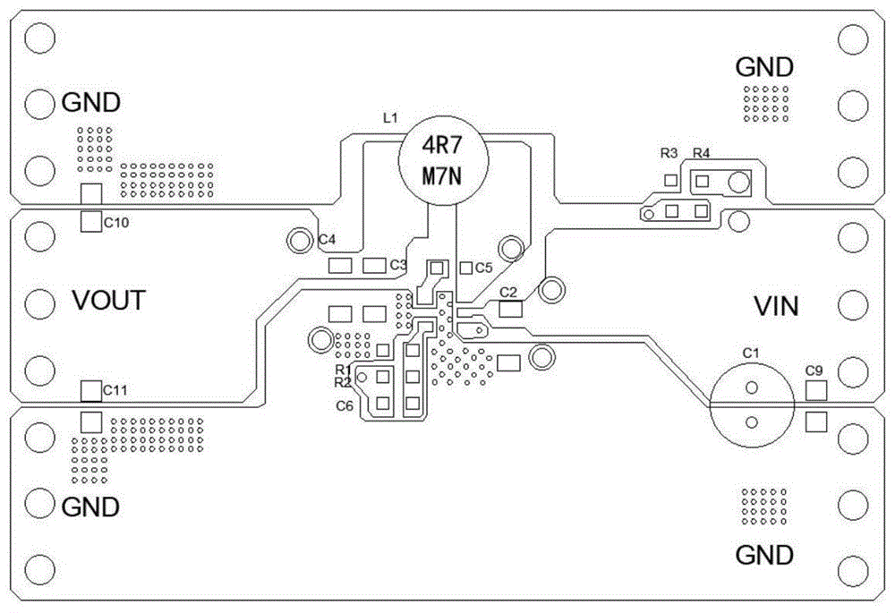 一种基于SY8120B1引脚定义和封装尺寸系列芯片的PCB模块的制作方法