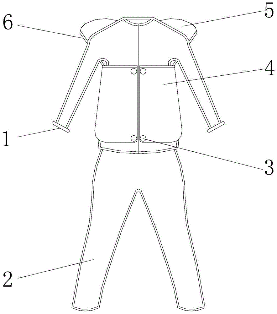 一种透气性能强的防火隔热服的制作方法