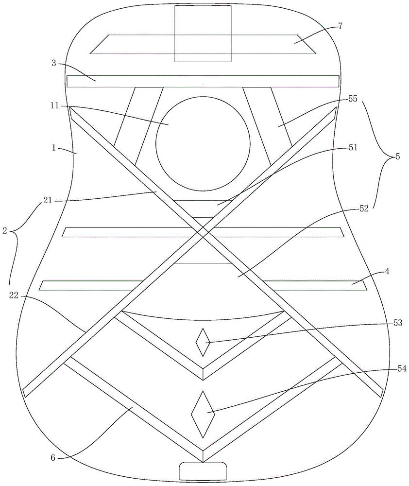 吉他面板及吉他的制作方法