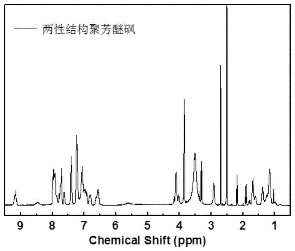 一种侧链型两性结构聚芳醚砜及其制备方法和均相两性离子交换膜与流程