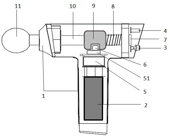 一种筋膜枪的制作方法