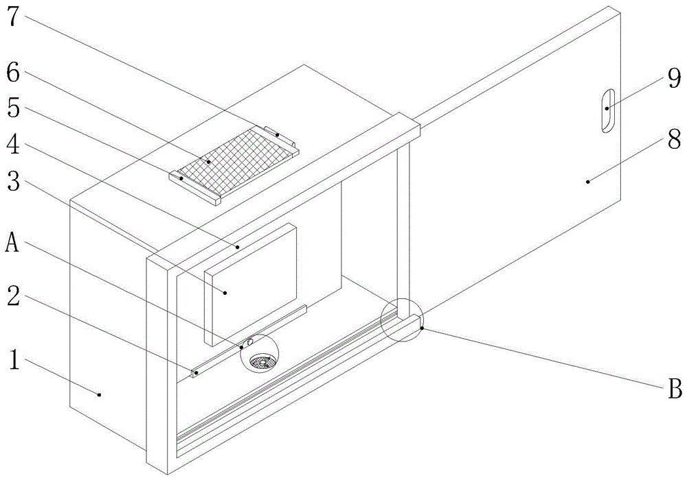 一种具有散热结构的光纤入户信息箱的制作方法