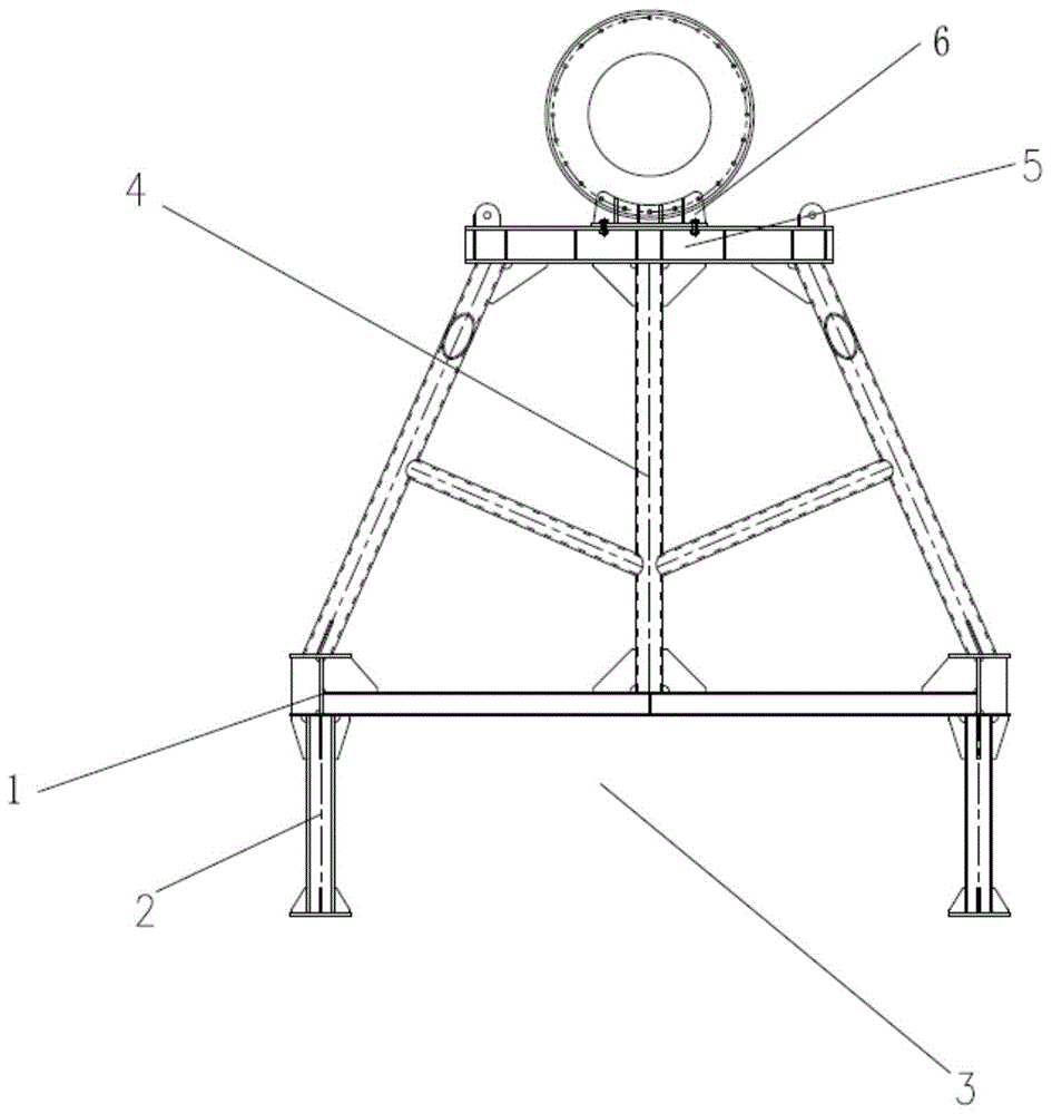 一种螺旋桨拆卸移动托架的制作方法