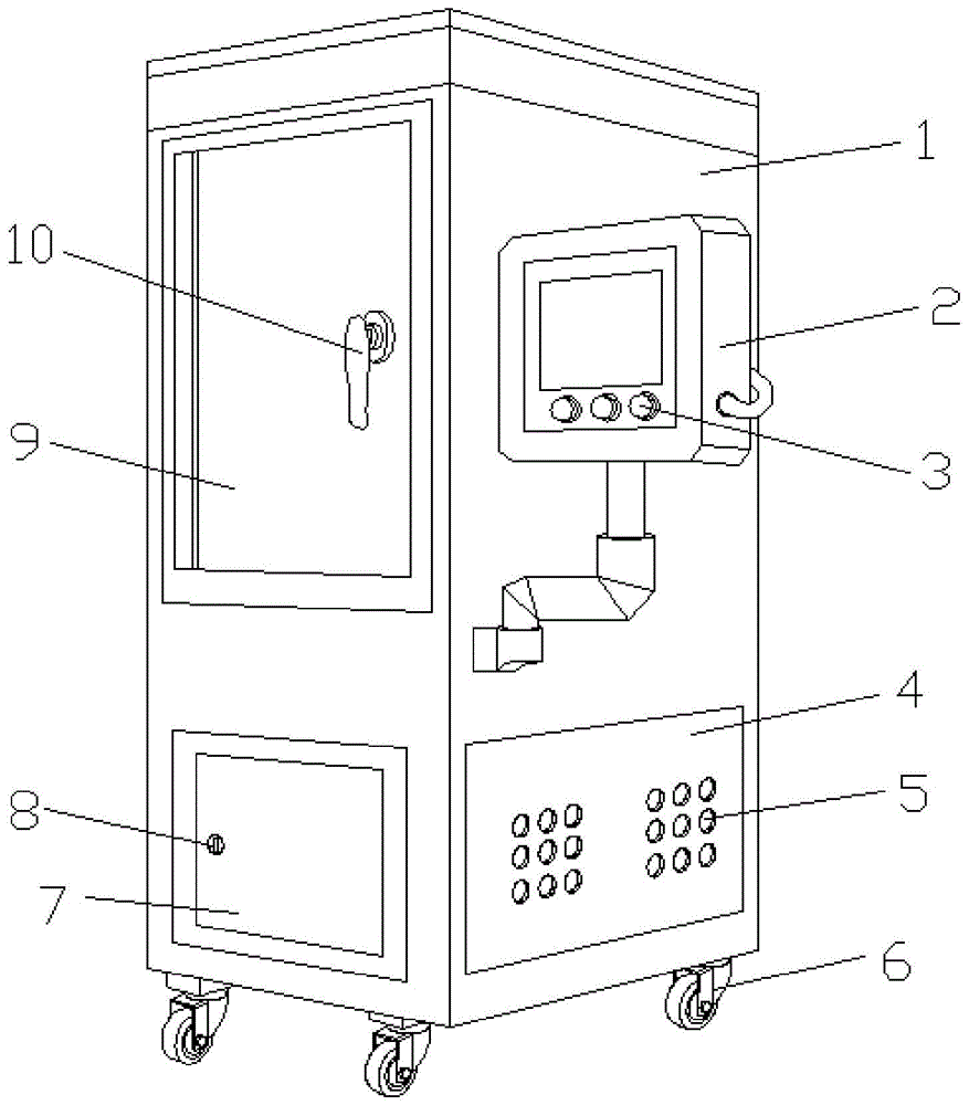 一种快速散热的3d打印机的制作方法