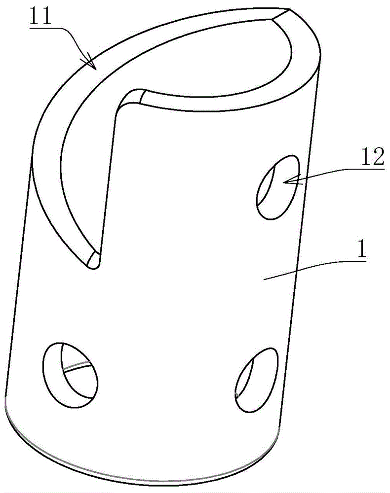 圆管型护栏连接件钻孔定位夹具的制作方法