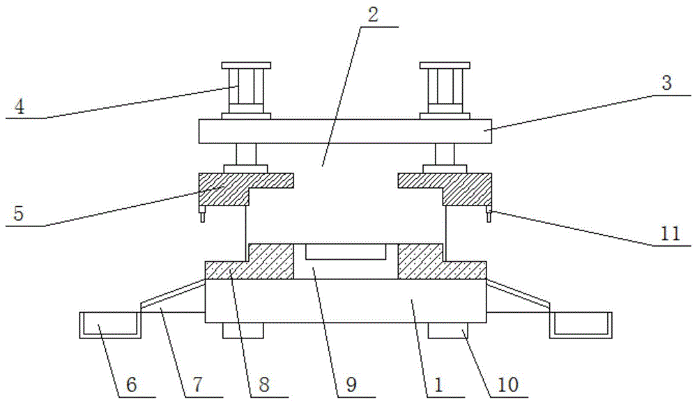 贴片二极管的引脚折弯成型加工机构的制作方法
