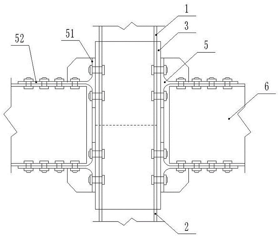 装配式钢结构梁柱连接节点的制作方法