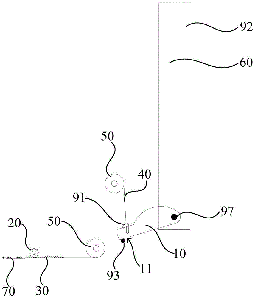 嵌入式洗碗机及其开关门机构的制作方法