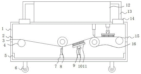 一种纺织用纺织布料除毛装置的制作方法