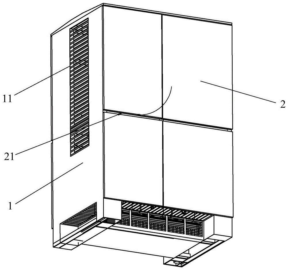 散热柜门及设备安装柜的制作方法