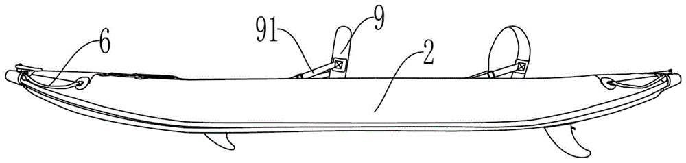 一种充气独木舟的制作方法