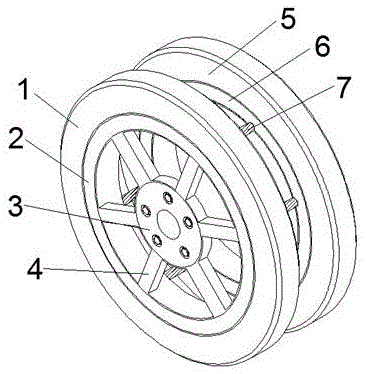 一种便携式折叠汽车备胎的制作方法