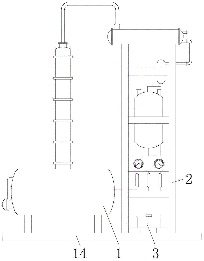 一种魔芋精制生产线中回收酒精的精馏塔的制作方法
