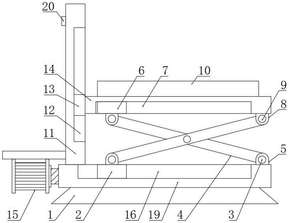 一种万能升降台铣床的自动升降台结构的制作方法