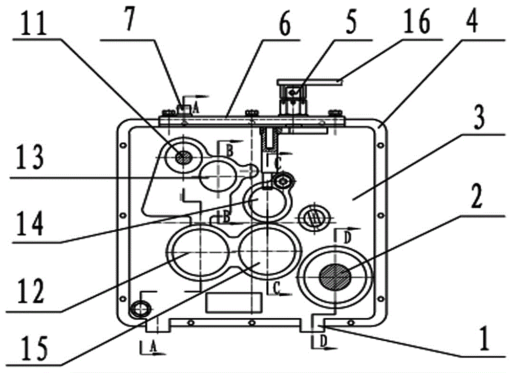 卷盘式喷灌机用变速箱的制作方法