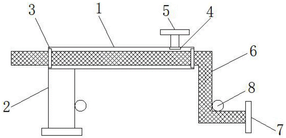 一种建筑工程用于钢筋安装的伸缩检尺的制作方法