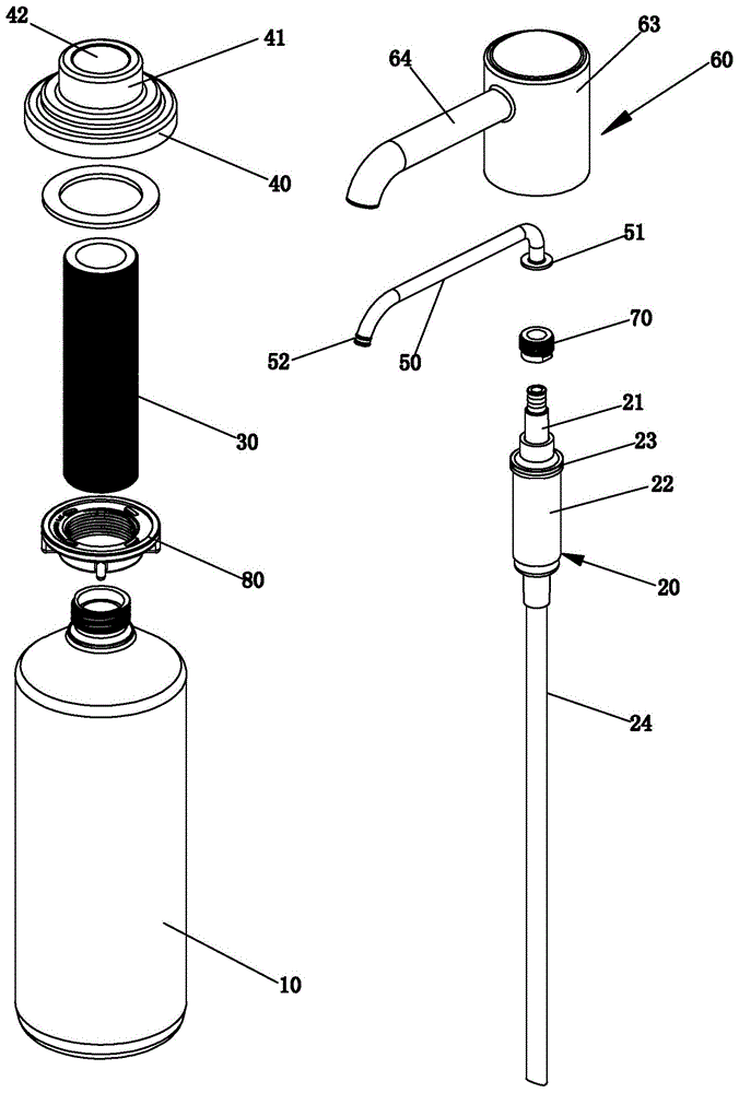 一种给皂器结构的制作方法