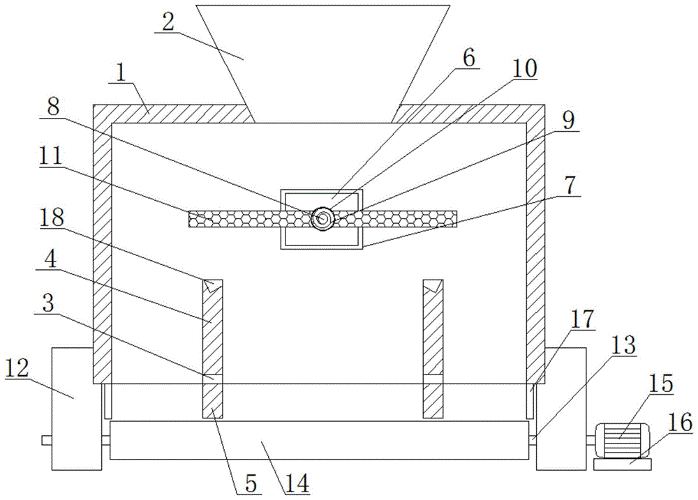 一种建筑施工用砂石筛选装置的制作方法