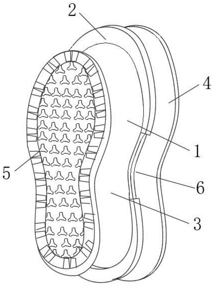 多功能超强防滑鞋底的制作方法
