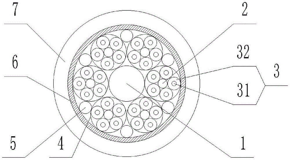 一种储蓄框悬垂吊具电缆的制作方法