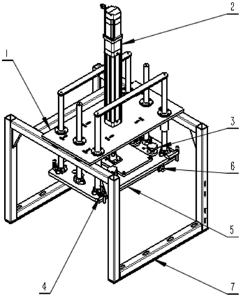 液晶显示器边框压合机构的制作方法